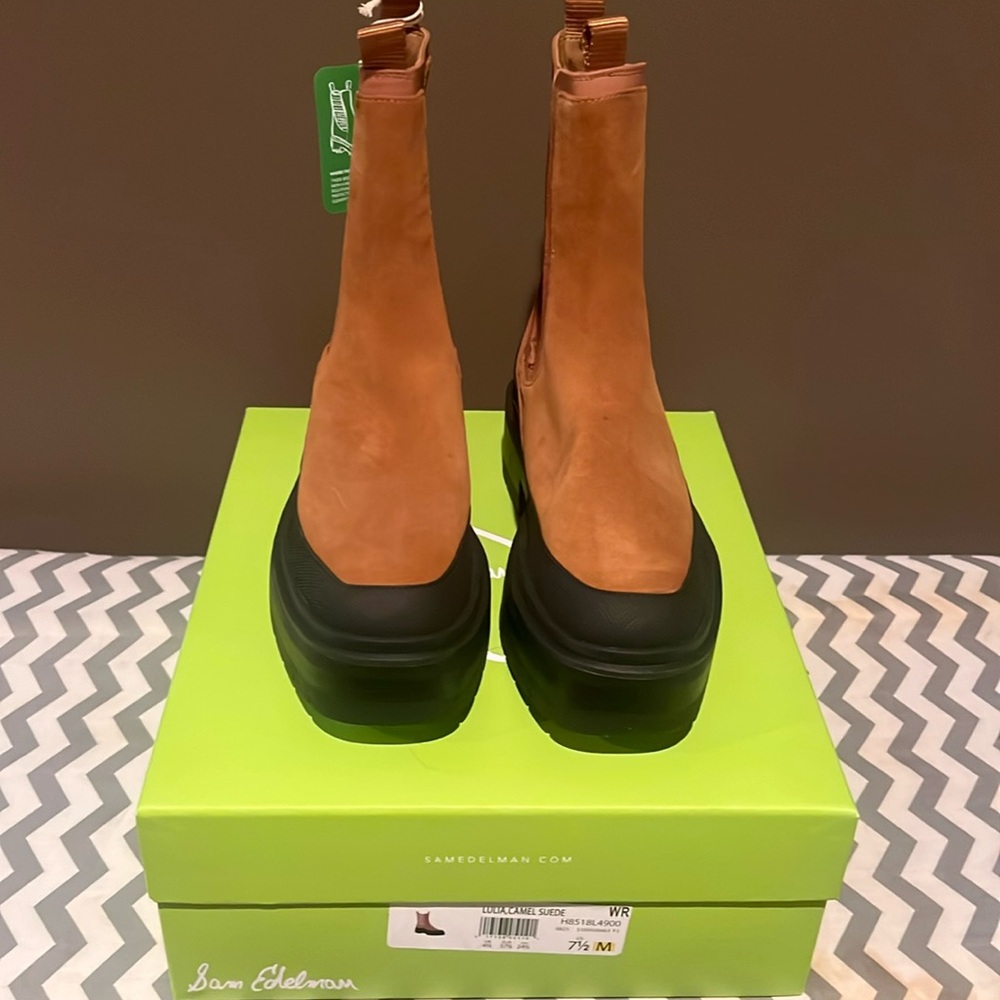 Sam Edelman #BRAND NEW Lulia Camel Suede